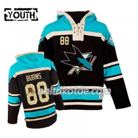 San Jose Sharks Brent Burns 88 Schwarz Sawyer Hooded Sweatshirt - Kinder
